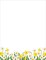 Great Papers! Daffodil Meadow Delight Letterhead, for Invitations, Announcements and Personal Messages, Printer Friendly 8.5”x11”, 50 Pack